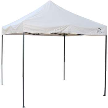 All Seasons Gazebos Heavy Duty, Fully Waterproof Pop up Gazebo, Beige (H320 x W250 x D250cm)