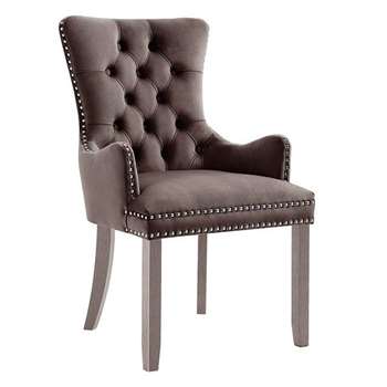 Antoinette Carver chair - Mink (H102 x W56 x D65cm)