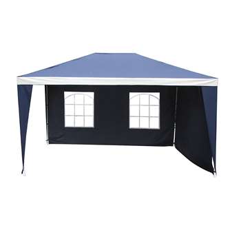 Argos Home 3m x 4m Weather Resistant Gazebo with Side Panels (H265 x W300 x D400cm)