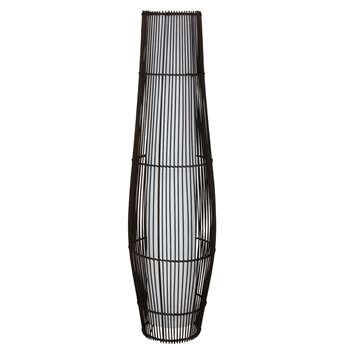 Argos Home Chocolate Rattan Floor Lamp (H112 x W30 x D30cm)