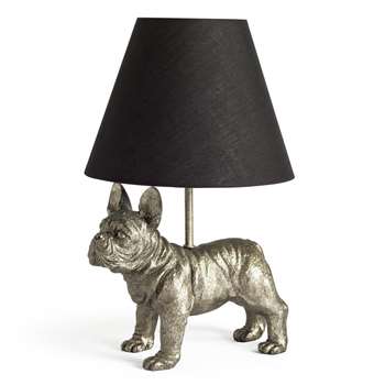 Argos Home French Bulldog Table Lamp (H36 x W25 x D23cm)