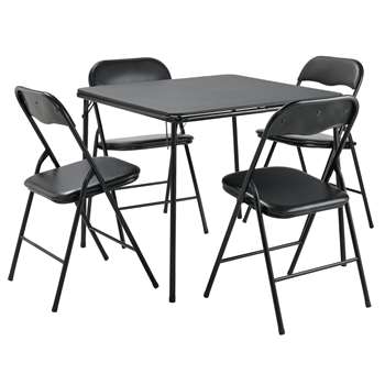 Argos Home Quin Metal Folding Table 4 Folding Chairs