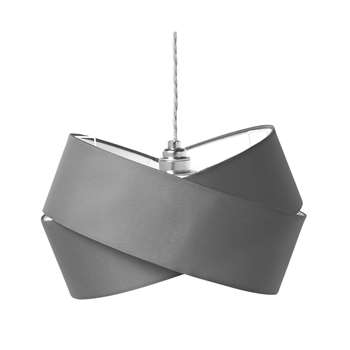 Argos Home Ribbon Shade - Flint Grey (H20 x W31.5 x D31.5cm)