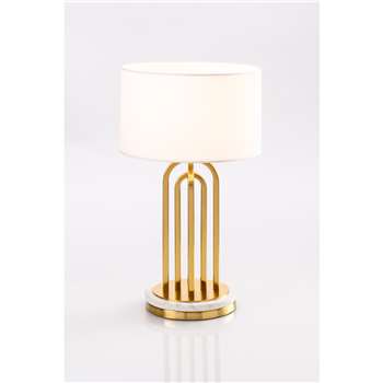 Aria Table Light Brass (H49 x W16 x D16cm)