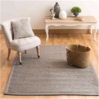 BASTIDE sisal woven rug in grey (160 x 230cm)