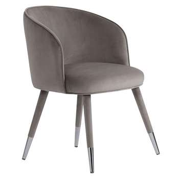 Bellucci Dining Chair - Dove Grey (H80 x W60 x D60cm)