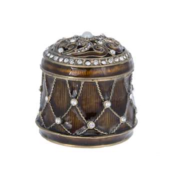 Byron Jewelled Drum Box (5 x 5cm)