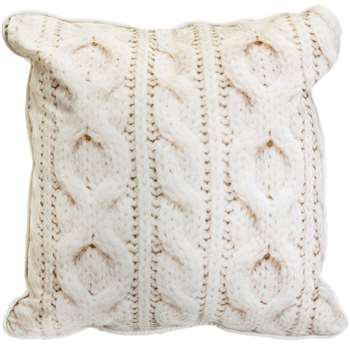 Cable Knit Cushion (H50 x W50cm)