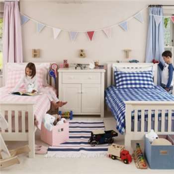 Classic Convertible Bunk Bed - White (Width 207cm)
