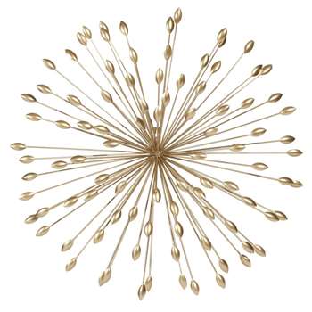 DAYMA Gold Metal Wall Art (70 x 70cm)