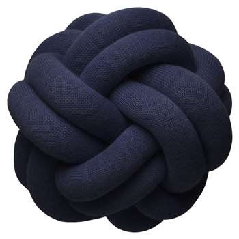 Design House Stockholm - Knot Cushion - Navy (H30 x W30 x D16cm)