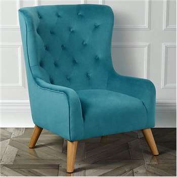 Dorchester Lounge Armchair, Aegean Blue (106 x 78cm)