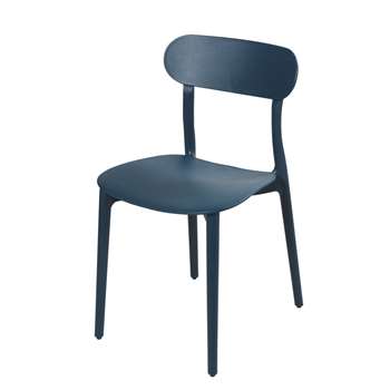 EVE Petrol Blue Chair (H79 x W42 x D52cm)