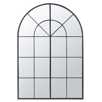 FAUSTIN Black Metal Mirror (H200 x W137 x D4cm)