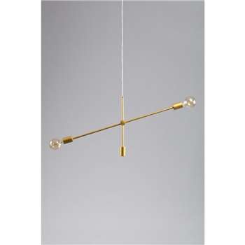 Gallo Two Light Pendant (H240 x W105cm)