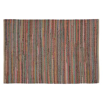Habitat Faux Chindi Brights Rug (H120 x W160cm)