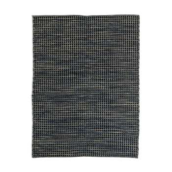 Habitat Leonardo Flatweave Wool Rug - Navy Blue (H170 x W240cm)
