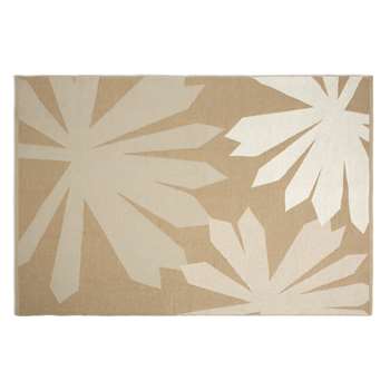 Habitat Med Palmtree Jute Woven Rug - Natural (H160 x W230cm)