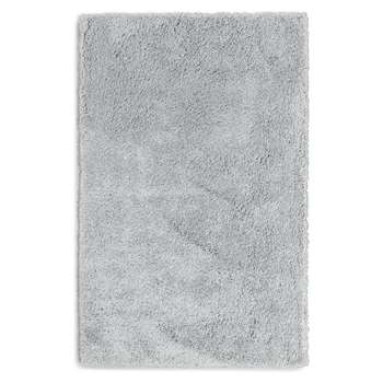 Habitat Noodle Shaggy Plain Rug - Grey (H160 x W230 x D230cm)