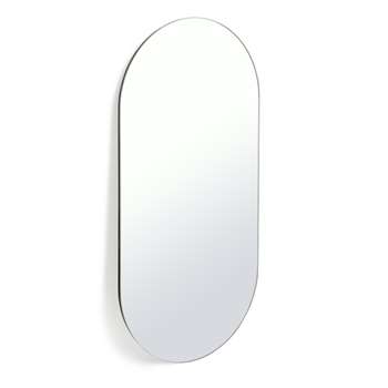 Habitat Pill Shape Rimless Wall Mirror (H60 x W30 x D1cm)