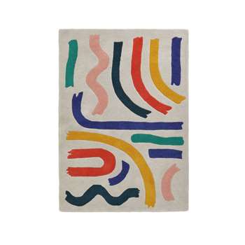 Habitat Studio Squiggle Short Pile Wool Rug - (H160 x W230cm)