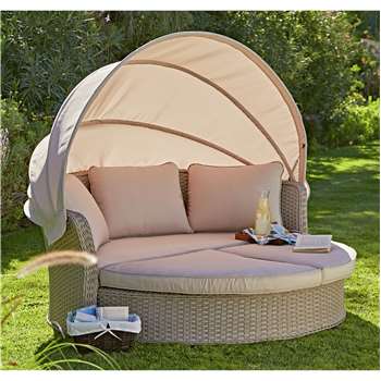 Heart of House - Argenta Rattan Effect Day Sofa (H70 x W190 x D100cm)