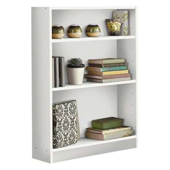HOME Small Bookcase - White (82.5 x 65cm)