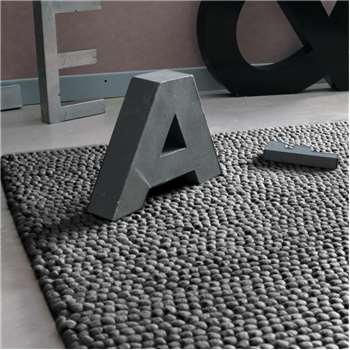 INDUSTRY woollen rug in grey (160 x 230cm)