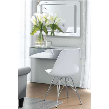 Inga Mirrored Floating Console Table / Storage System (18 x 80cm)