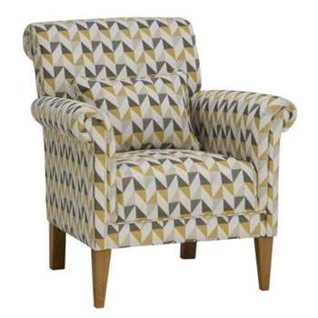Jensen Zest Fabric Accent Chair (H85 x W75 x D81cm)