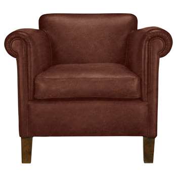 John Lewis & Partners Camford Leather Armchair, Galveston Hide