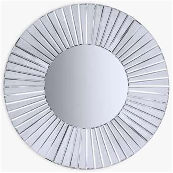 John Lewis & Partners Chester Round Mirror, Dia.80cm (H80 x W80 x D5cm)
