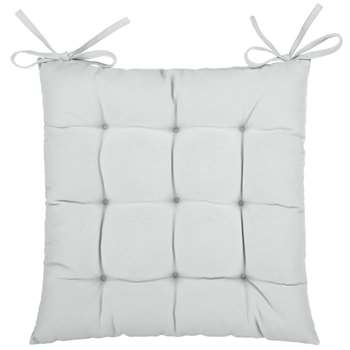 John Lewis & Partners Plain Seat Pad, Mineral (H43 x W43cm)