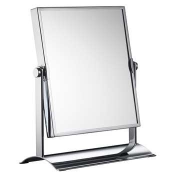 John Lewis Rectangular Double-Sided Magnifying Pivot Mirror 30.2 x 25.3cm