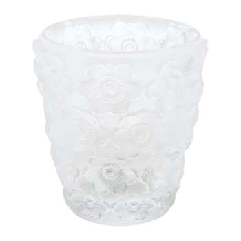 Lalique - Anemones Votive - Clear (H8.2 x W7.5 x D7.5cm)