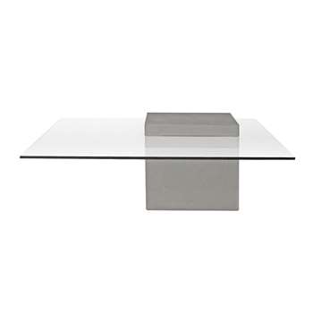 Lyon Beton - Verveine Square Coffee Table (H38 x W100 x D100cm)