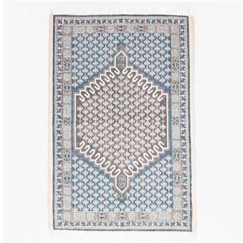 Medium Poppy Field Rug - Navy (H120 x W180cm)