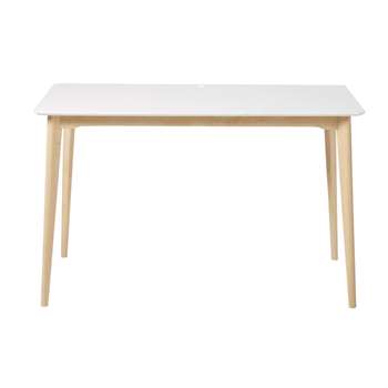 MIMO PRO - Professional White Solid Beech Desk (H75 x W120 x D60cm)