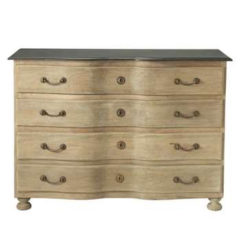 MONTAIGNE Mango Wood Chest of Drawers (H85 x W120 x D50cm)