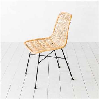 Oslo Natural Dining Chair (H85 x W43 x D50cm)