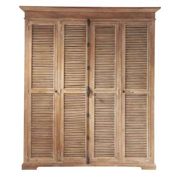 PERSIENNES Mango and Acacia Closet (H220 x W190 x D60cm)