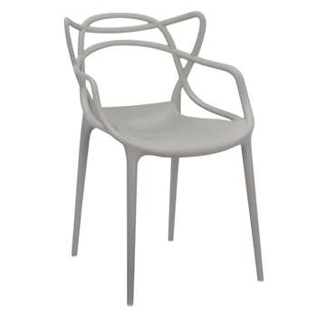 Philippe Starck for Kartell Masters Chair, Grey (H84 x W57 x D47cm)