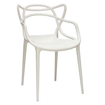 Philippe Starck for Kartell Masters Chair, White (H84 x W57 x D47cm)