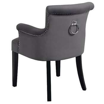 Positano Carver Chair with Back Ring - Smoke (86 x 60cm)