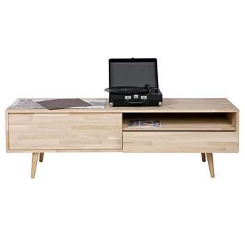 Retro Oak TV Stand in Natural Finish 47 x 150cm
