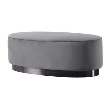 Selini Footstool – Dove Grey (H41 x W120 x D62cm)