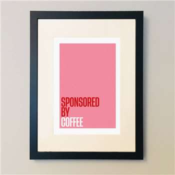 Sponsored By Coffee Print