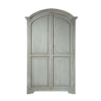 ST RÉMY Pearl Grey Mango Wardrobe (H198 x W130 x D55cm)