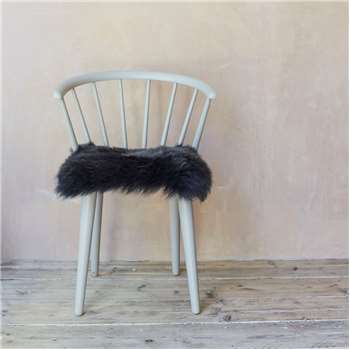 Steel Sheepskin Seat Pad (H37 x W37cm)