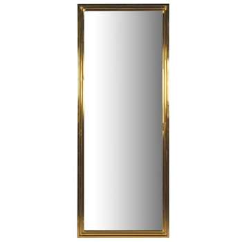 Stepped Gold Mirror (H220 x W86 x D6cm)
